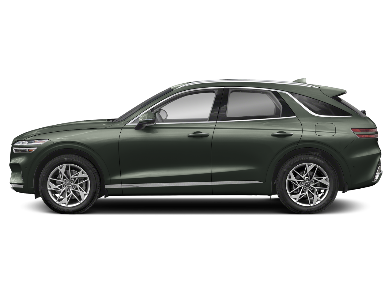2023 Genesis GV70 — rear three-quarter view