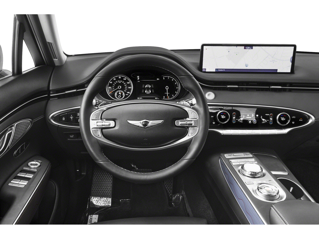 2023 Genesis GV70 — interior view