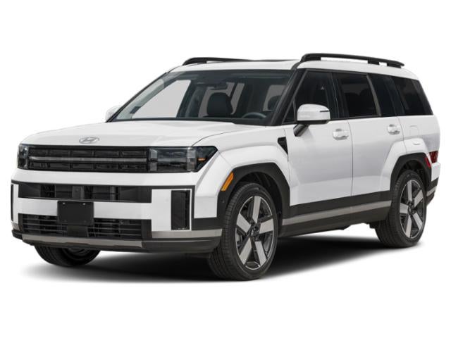 2026 Hyundai SANTA FE Limited AWD in Serenity White — front three-quarter view