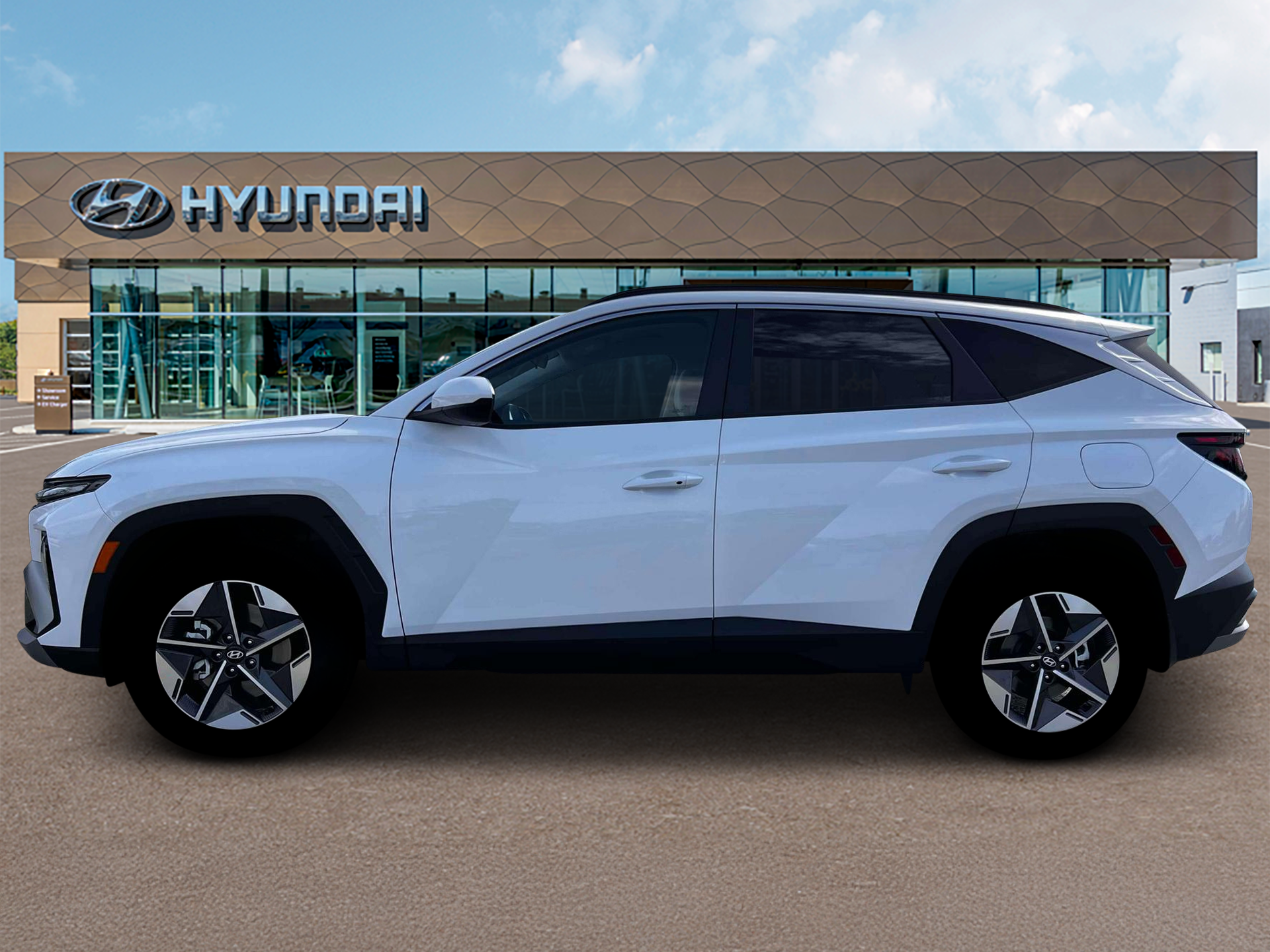 2026 Hyundai TUCSON — rear three-quarter view