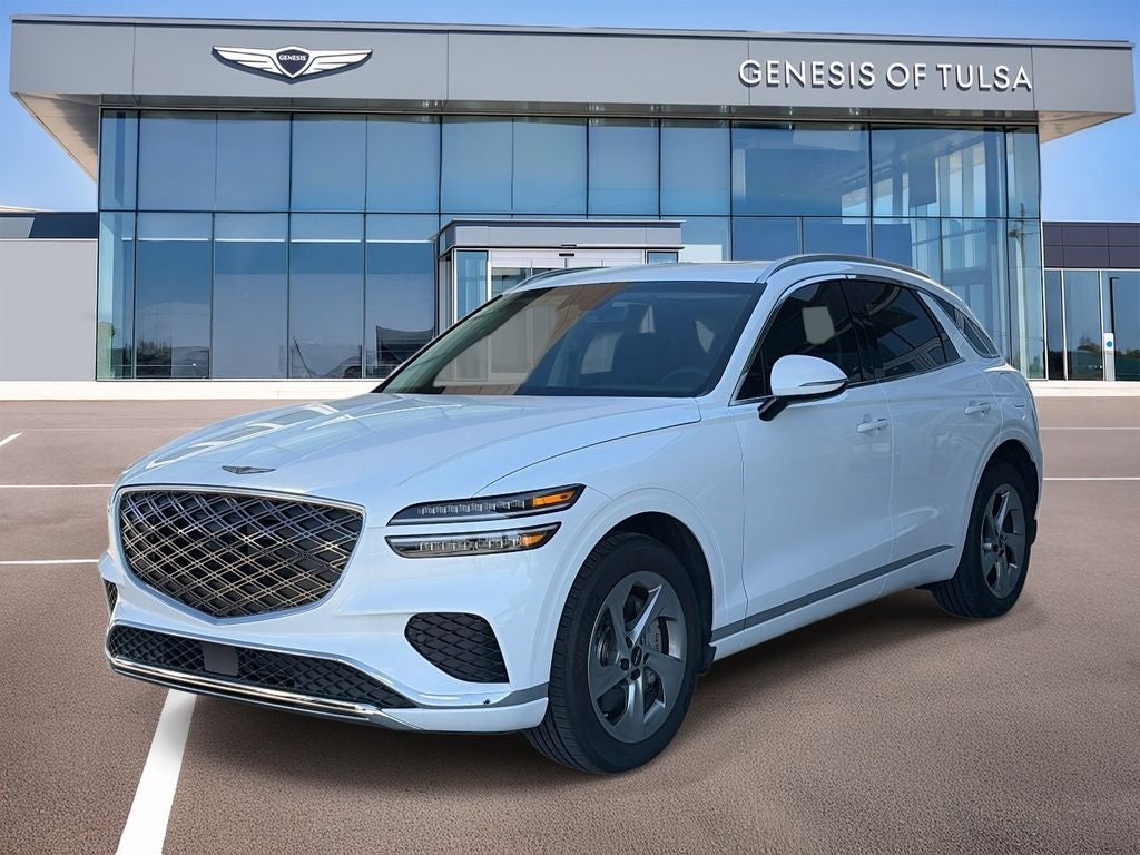 2026 Genesis GV70 2.5T Select in Uyuni White — front three-quarter view
